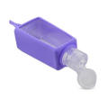 Wholesale 30ml Portable Plastic Lotion Bottle With Silicone Holder For Gel Hand Sanitizer With Flip Top Cap